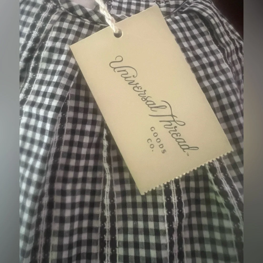 NWT UNIVERSAL THREAD GINGHAM TOP - Picture 6 of 6
